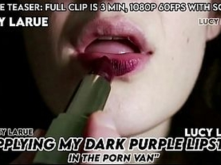 &quot_Applying My Dark Purple Lipstick In the Porn Van&quot_