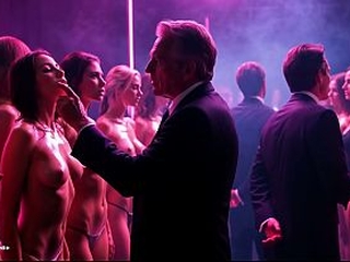 [AI-generated] Future Rave - Sweaty Microstring Girls Inspected, Groped, Leashed and Rented Like Toys