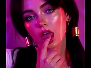 Cosplay Videl IA Generated Se chupa el dedo muy ardiente